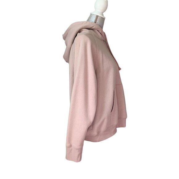 OLD NAVY Sherpa Lined Hood Pullover Sweatshirt in MAUVE SIZE LARGE - Picture 4 of 12